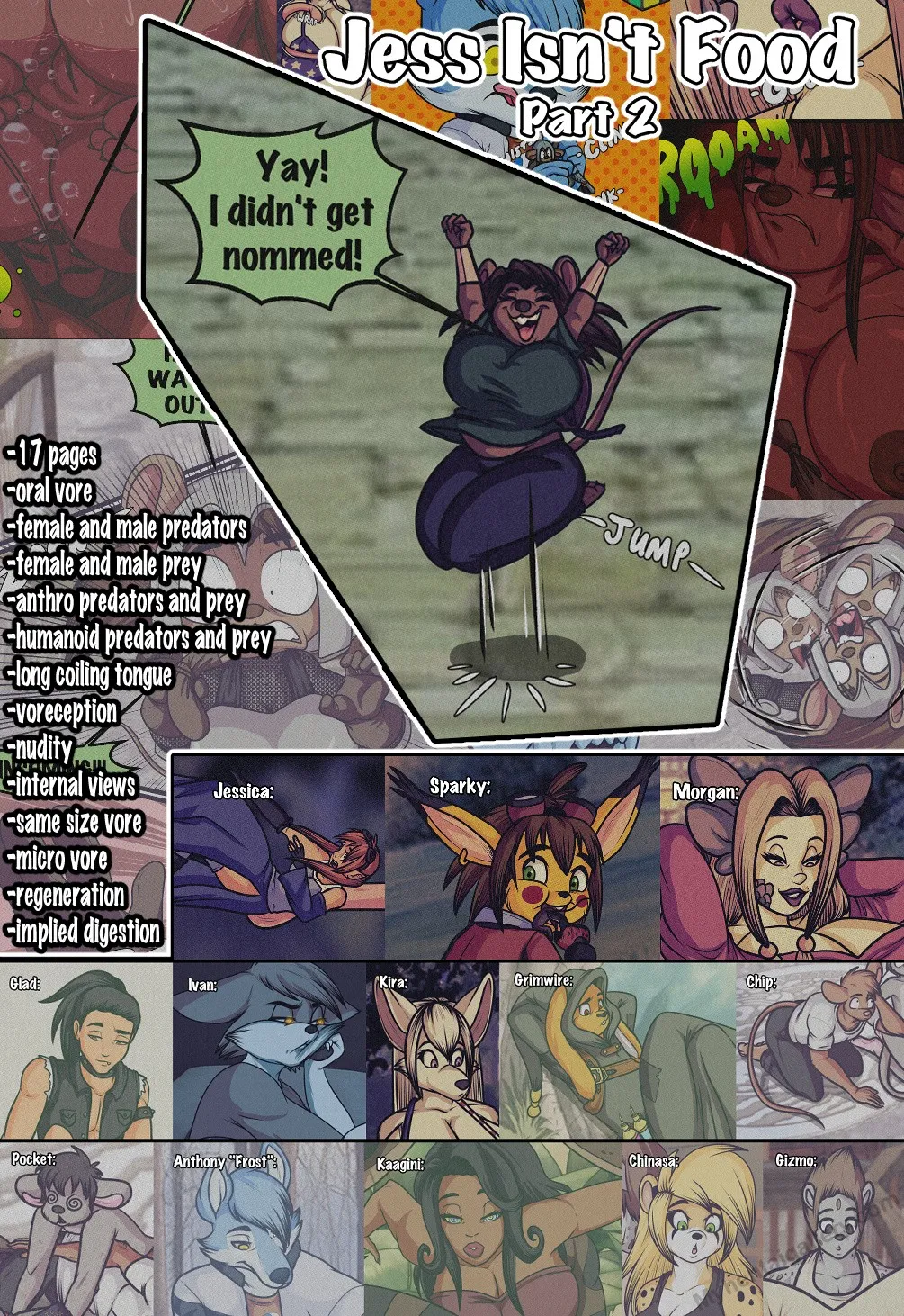 Jess Isn't Food 2 porno comics Cover