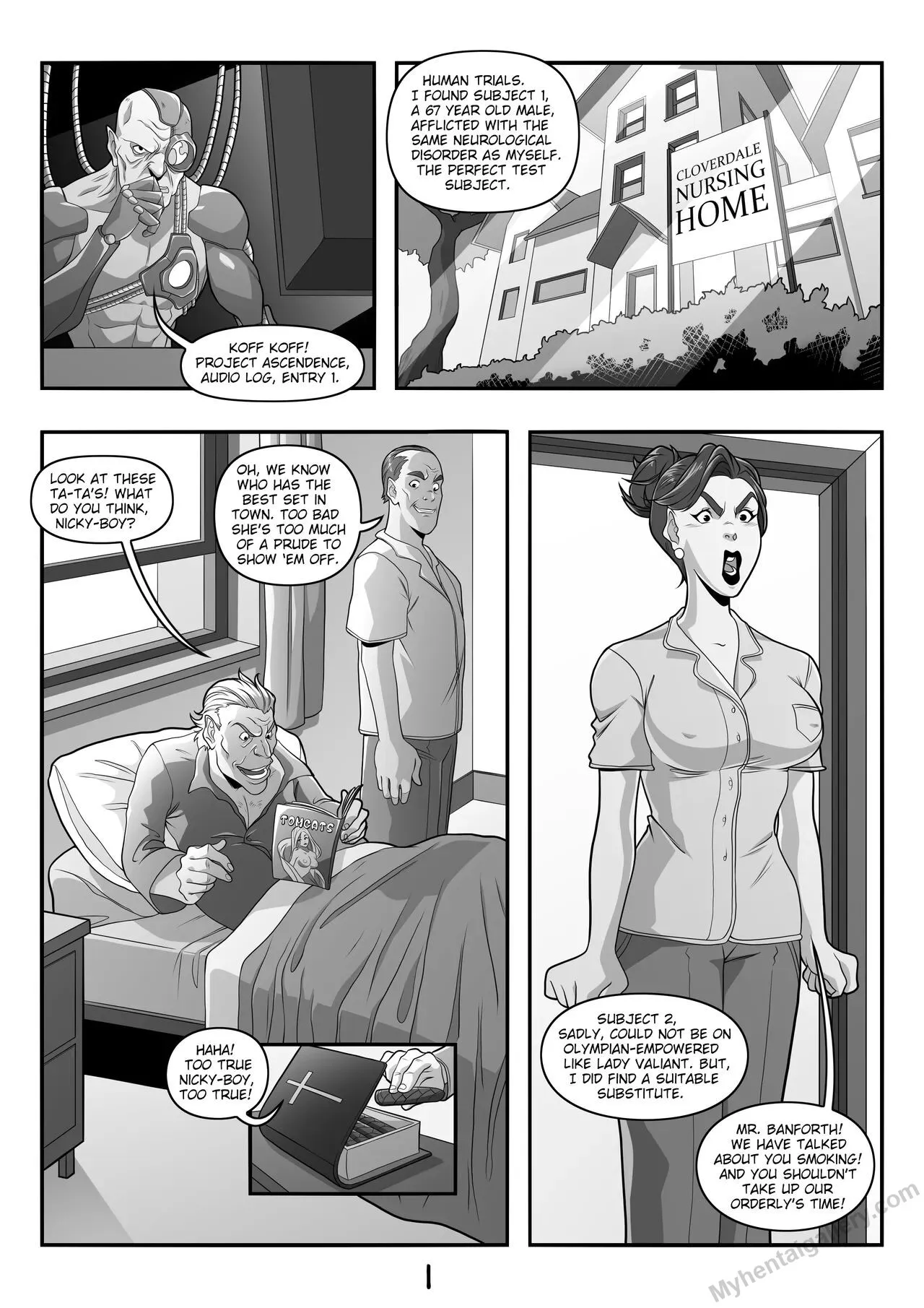Human Trial porno comics Cover