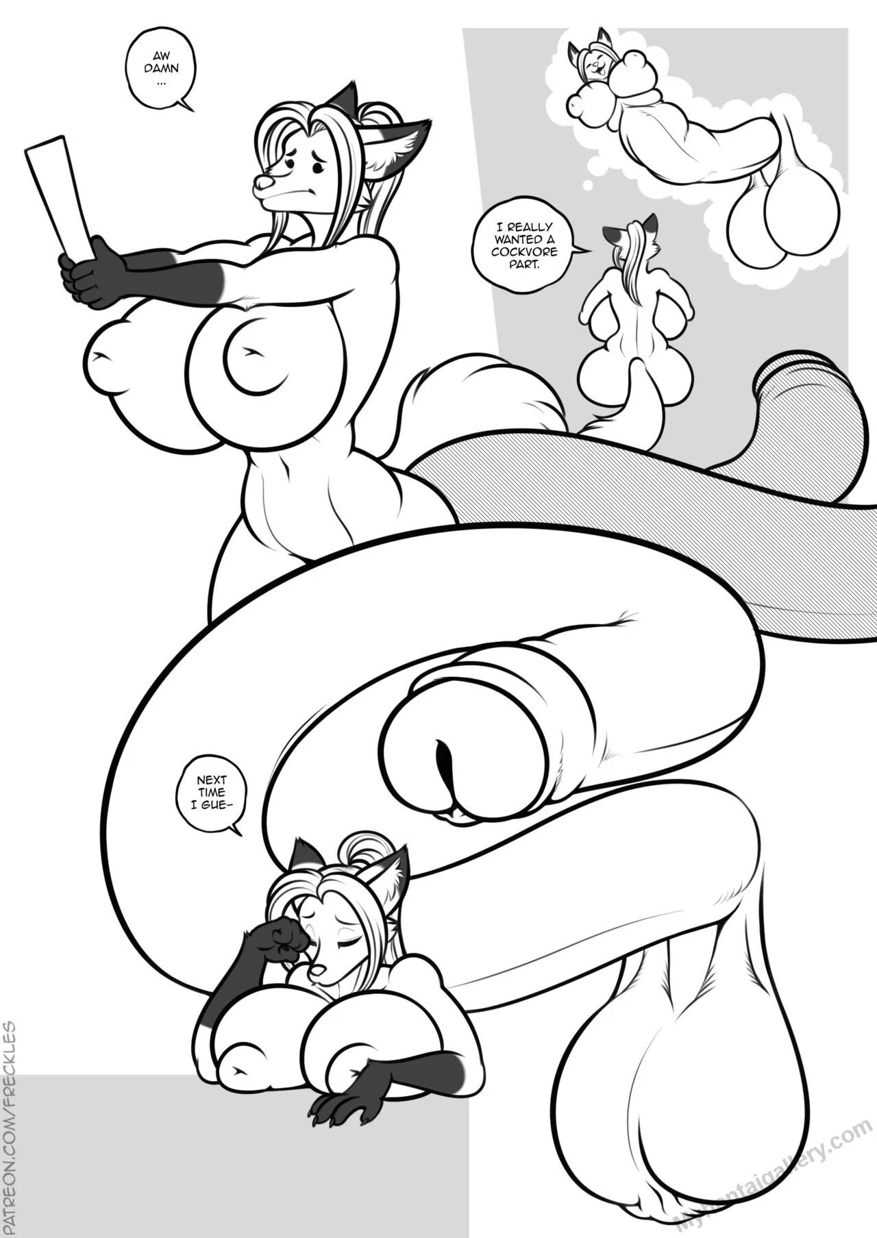Sashi Gets Nommed porno comics Cover