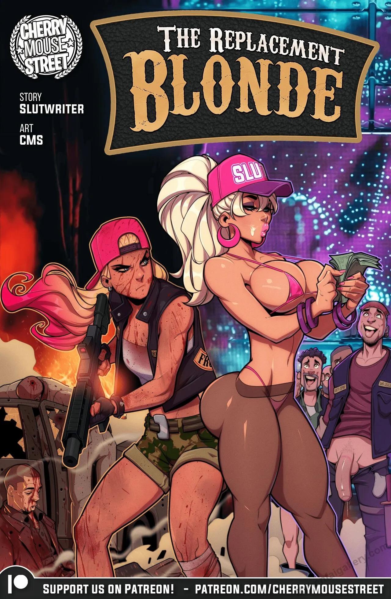 The Replacement Blonde porno comics Cover