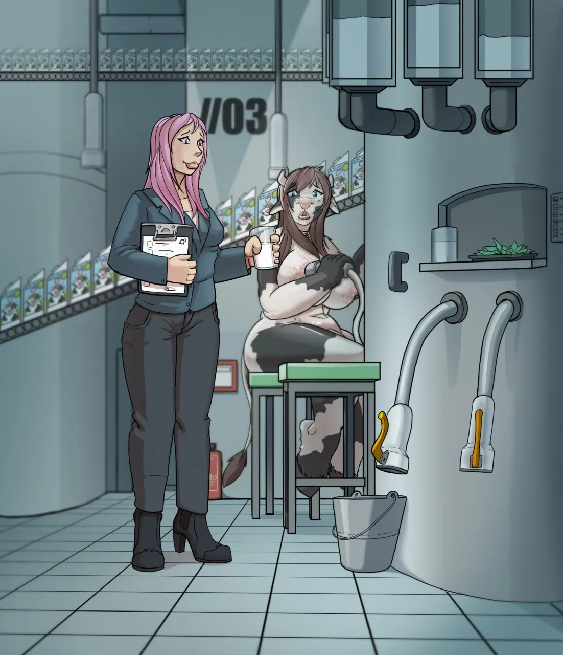 The Best Milk Ever porno comics Cover
