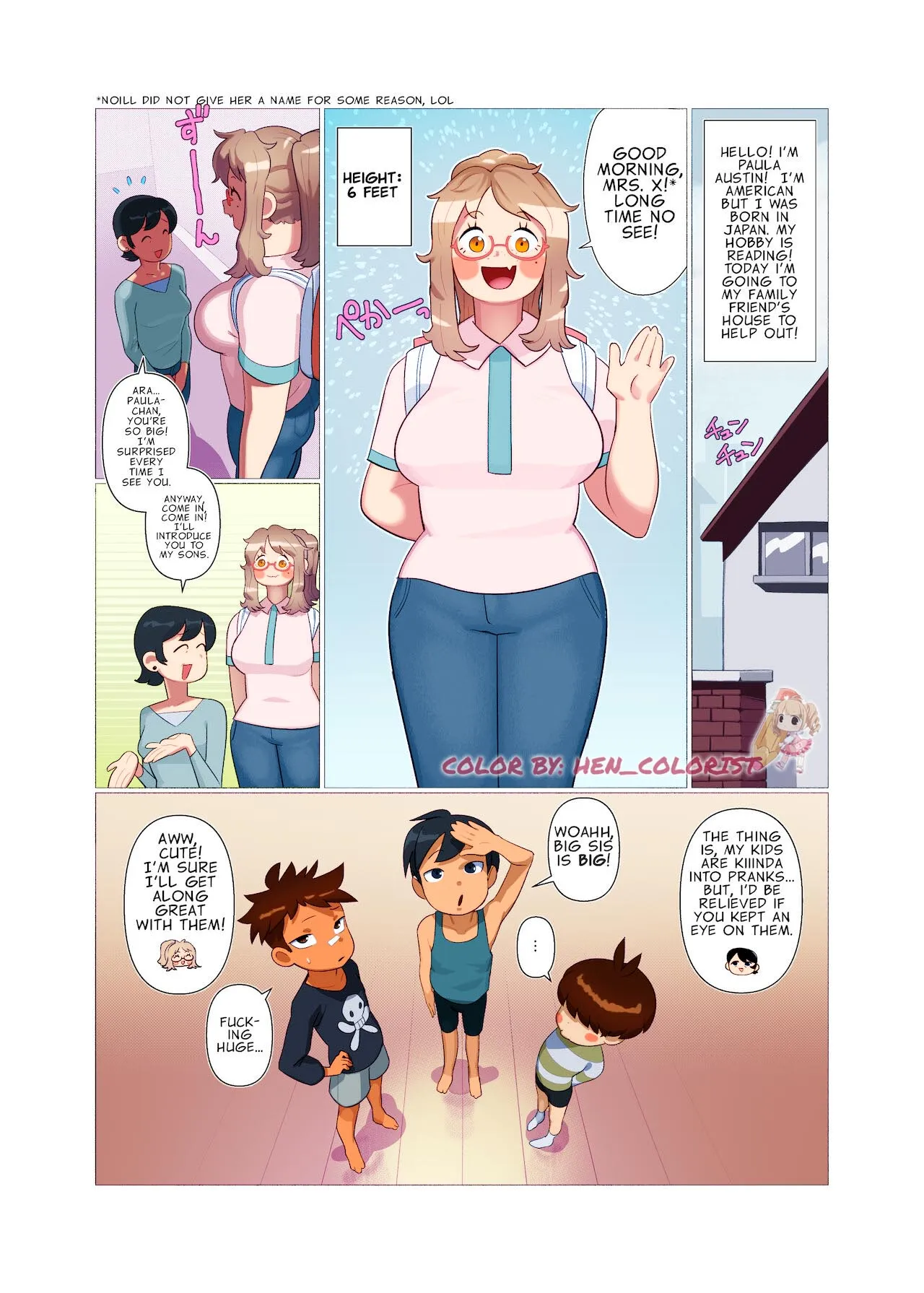 Paula-Chan porno comics Cover