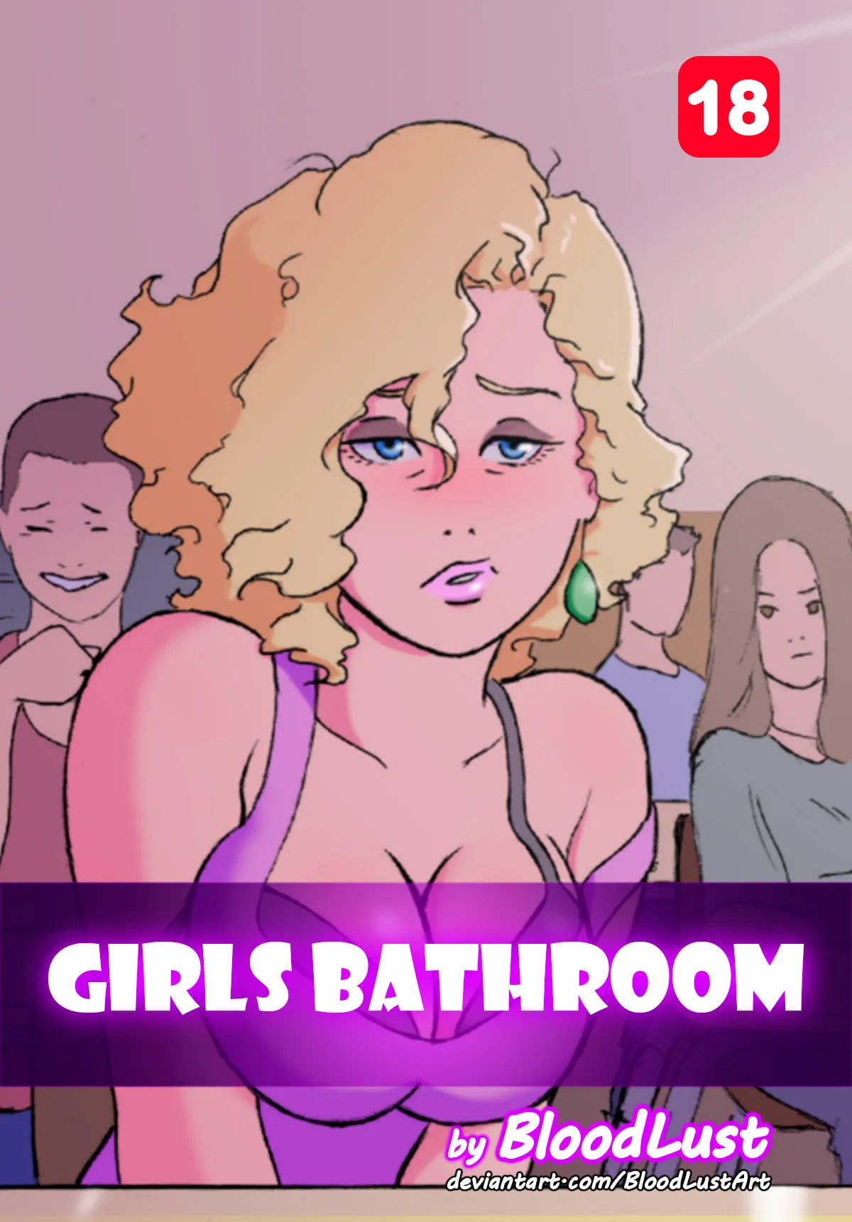 Girls Bathroom porno comics