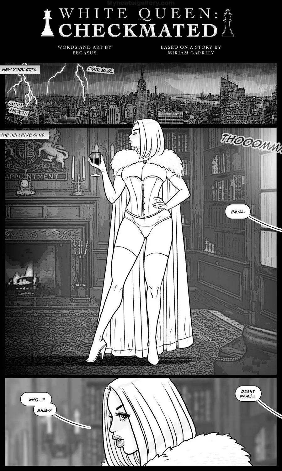White Queen - Checkmated porno comics Cover