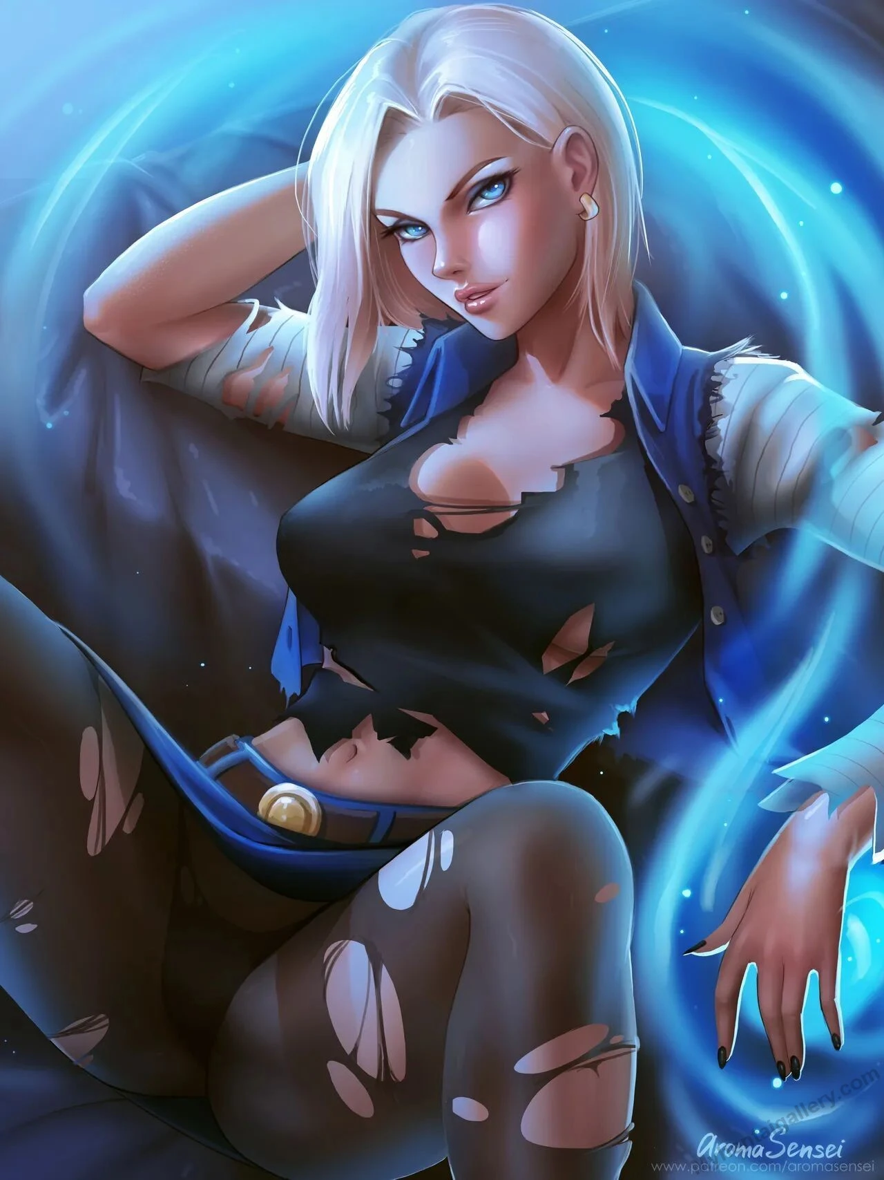 Pleasing Android 18 porno comics