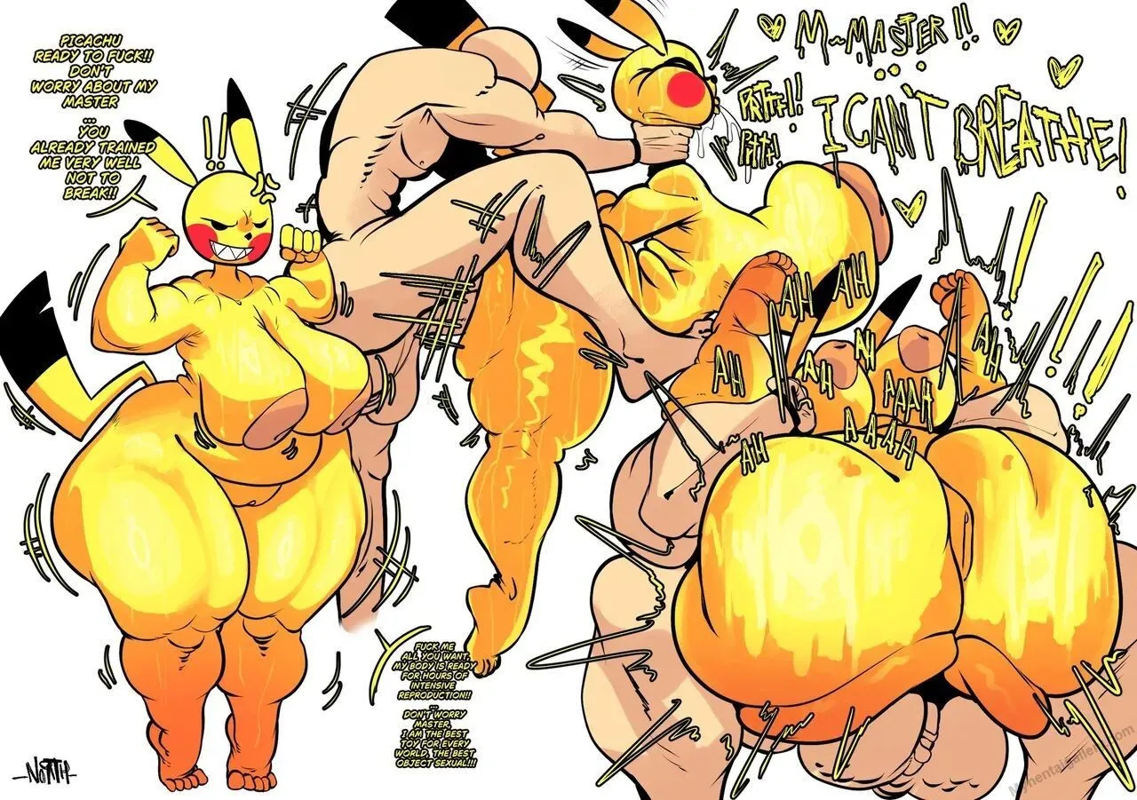 Pika-Bitch! porno comics Cover