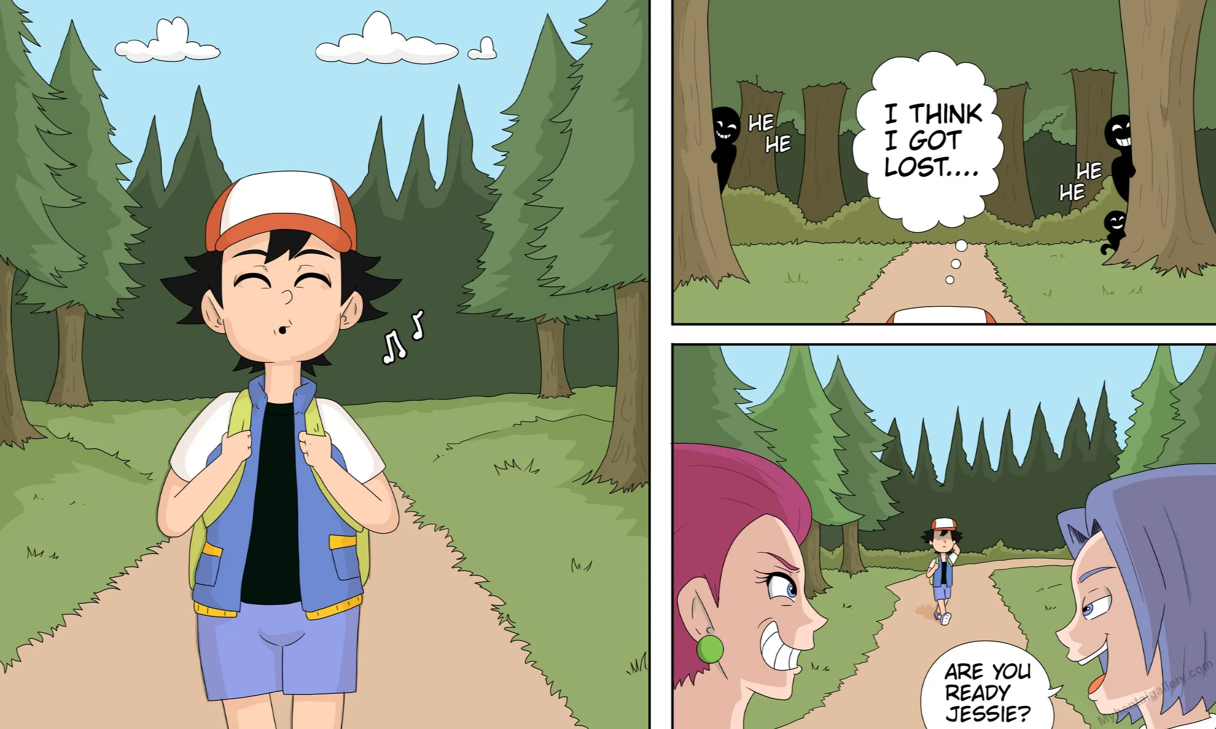 How Ash Got Recruited porno comics Cover