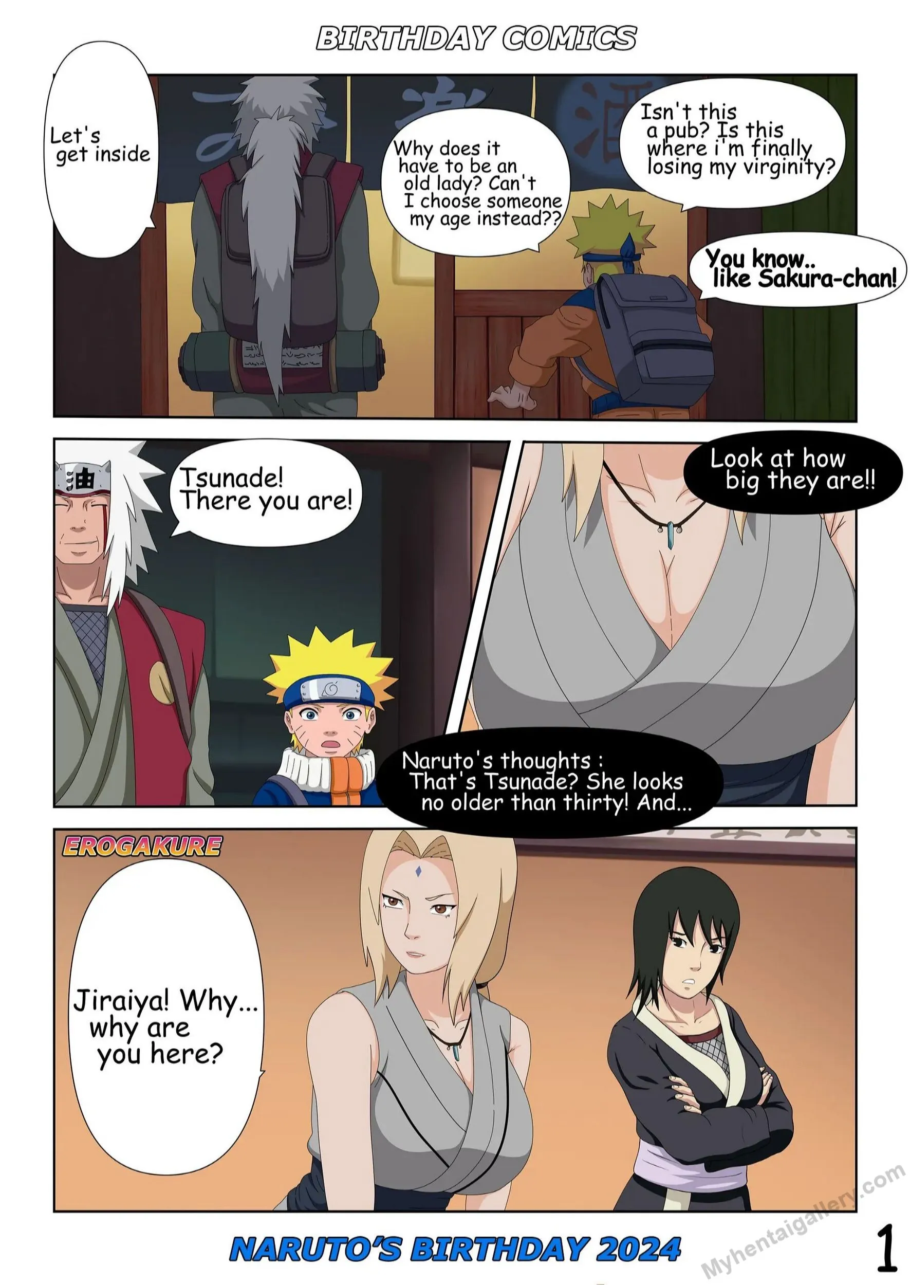 Naruto's Birthday 2024 porno comics Cover