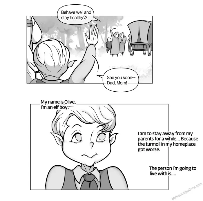 The Elf In The Forest 4 porno comics