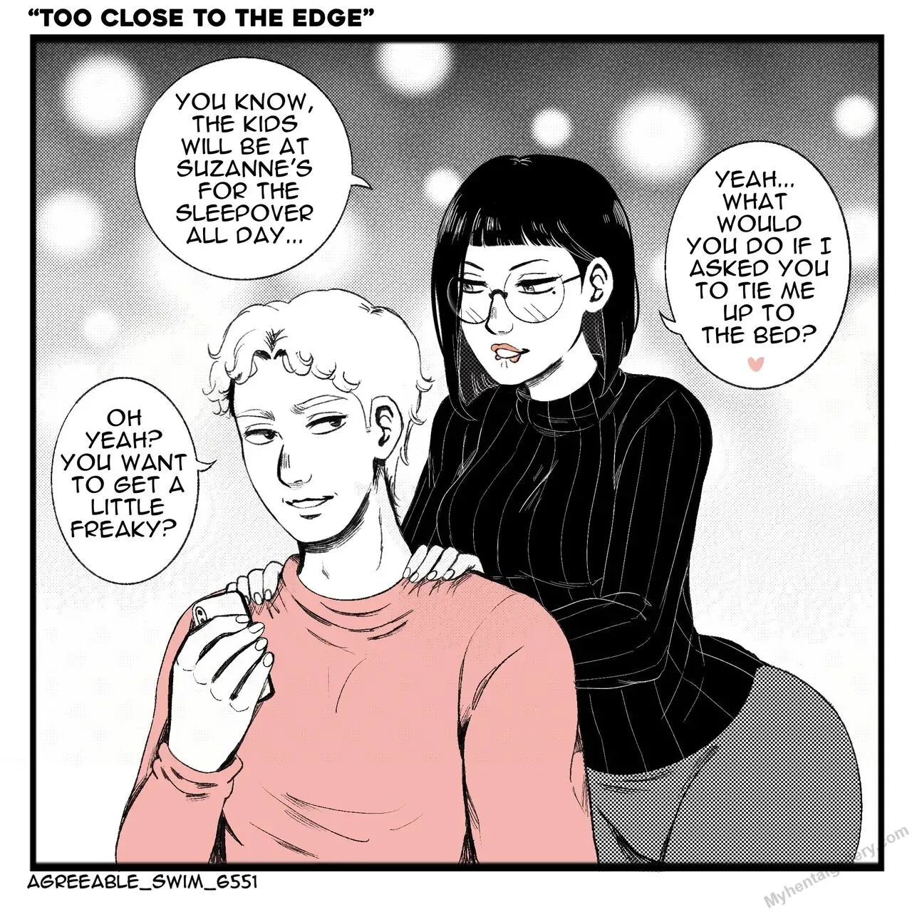 Too Close To The Edge porno comics Cover