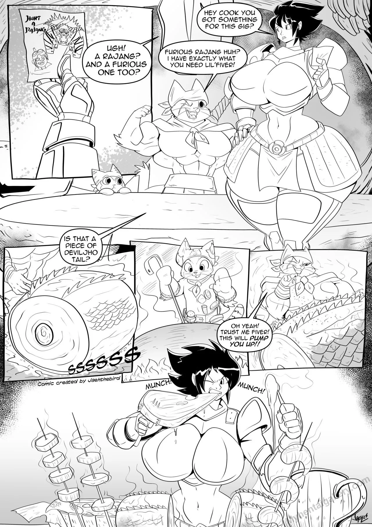Beatrice's Hunting Mission porno comics Cover