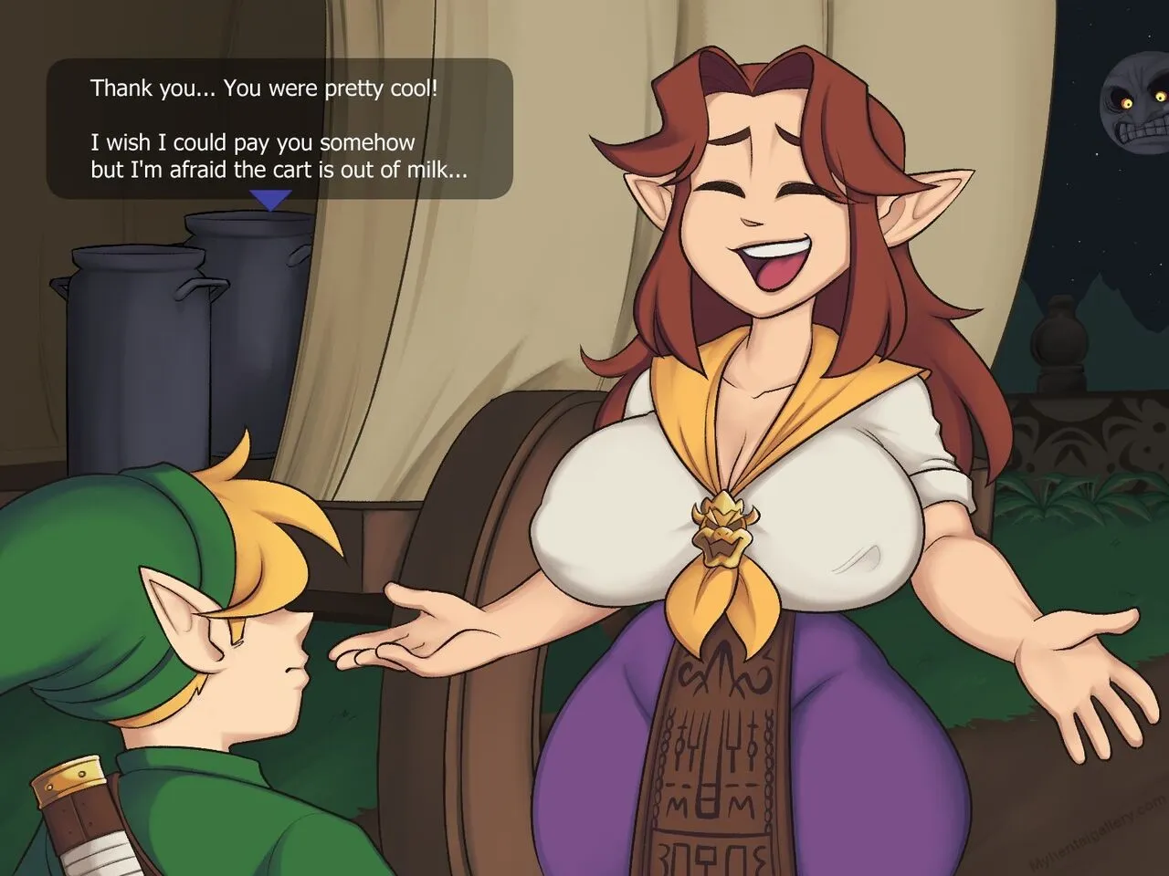 Cremia x Link & Mushroom Toppin porno comics Cover