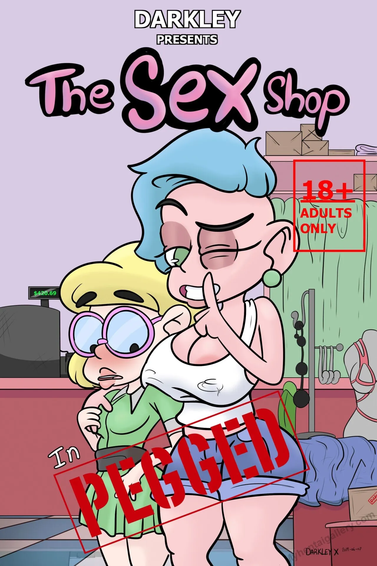 The Sex Shop porno comics