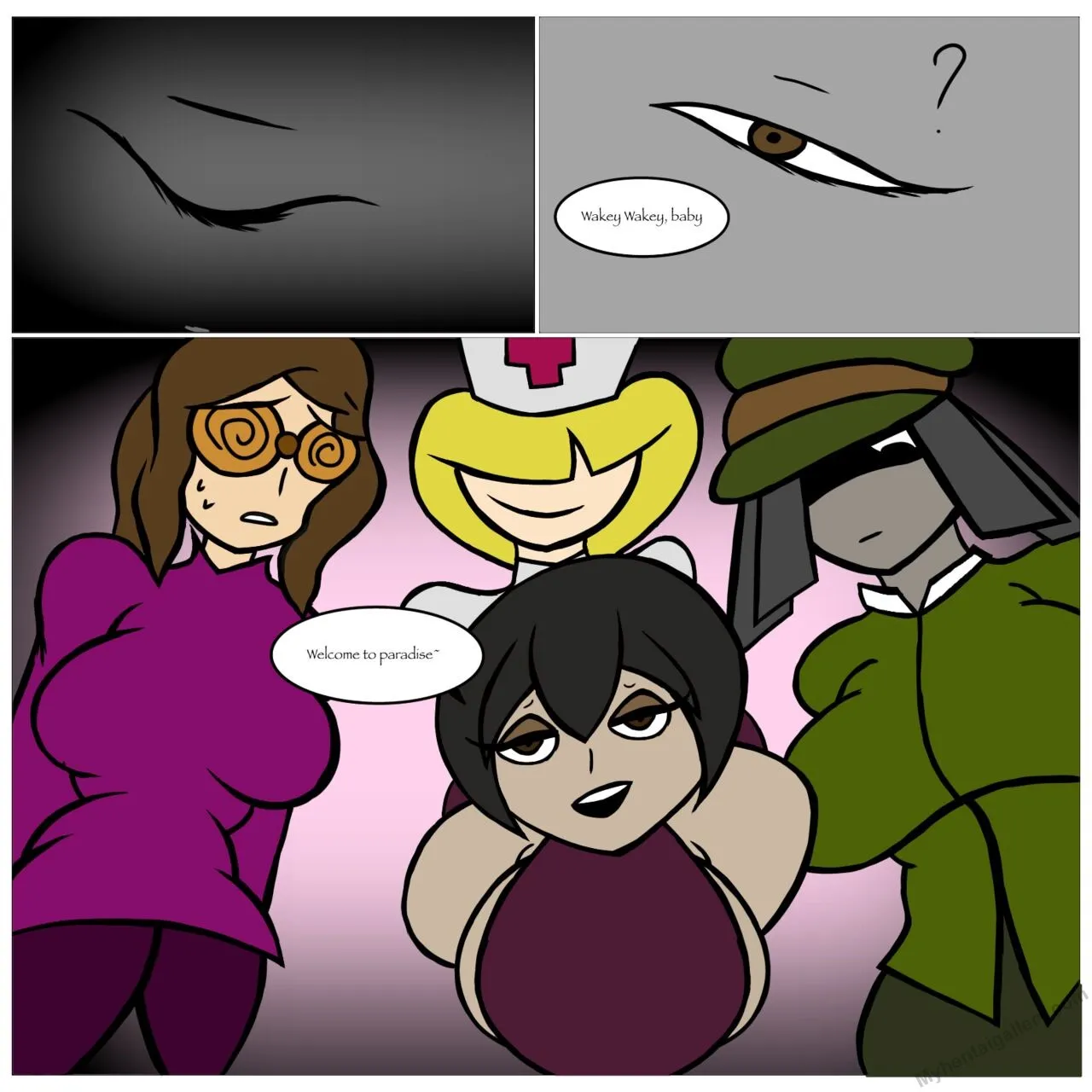 The Furies Of No Nut November porno comics Cover