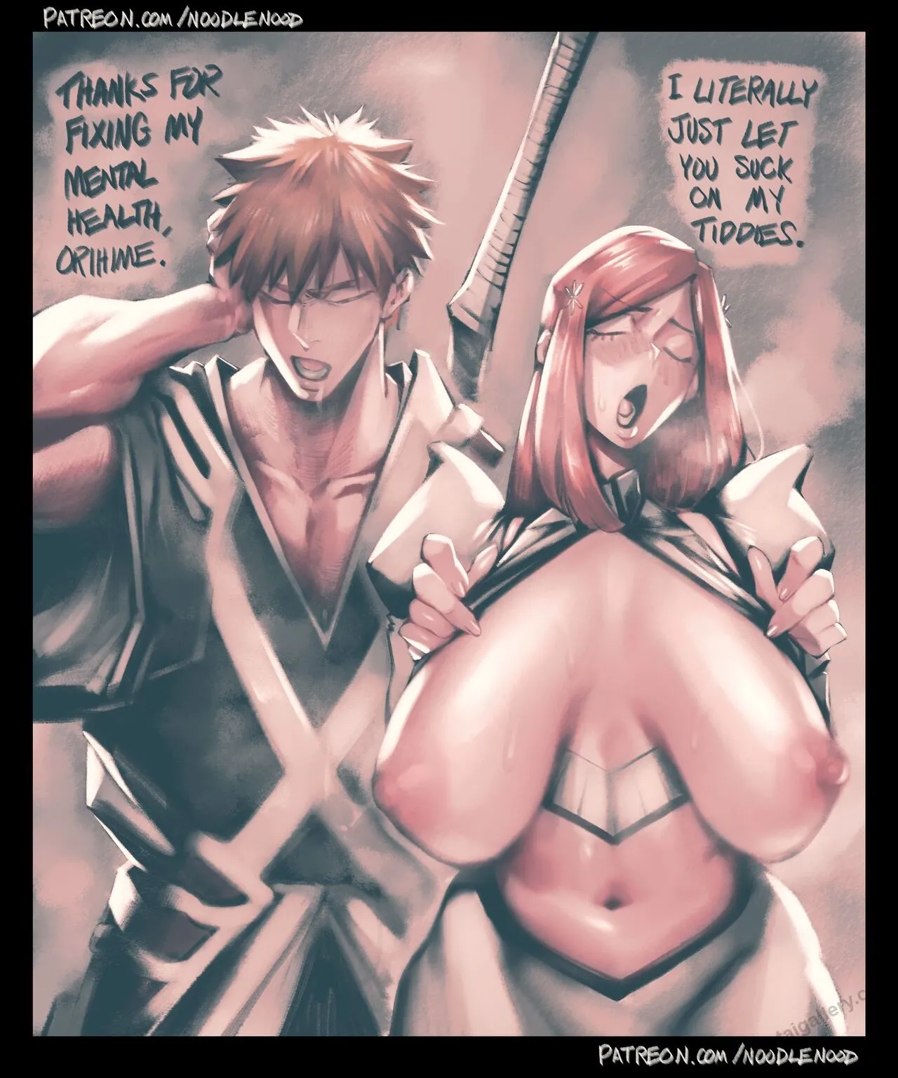 Bleach Waifus porno comics Cover
