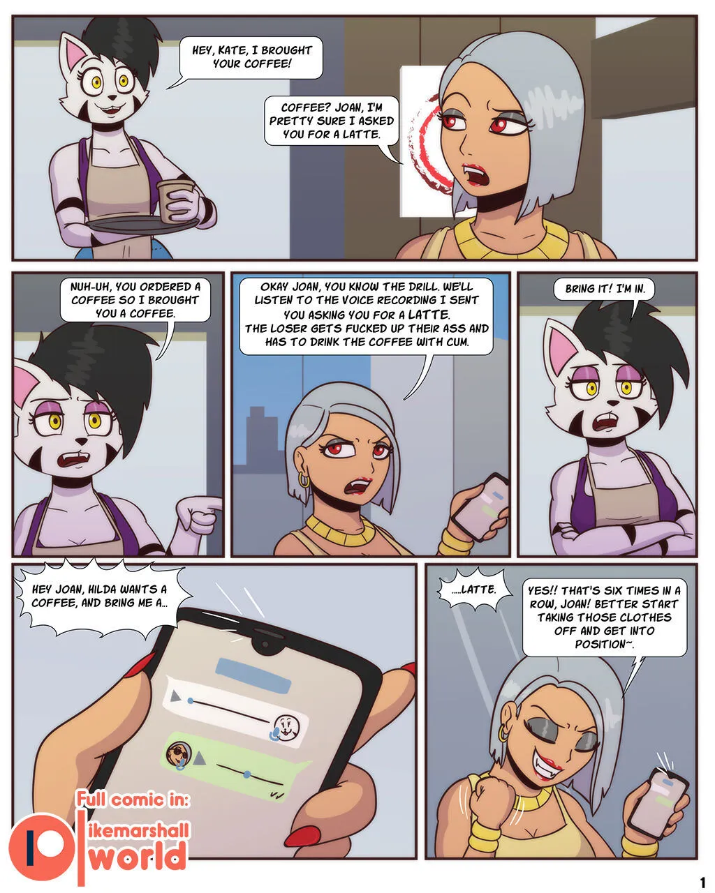 Latte! porno comics