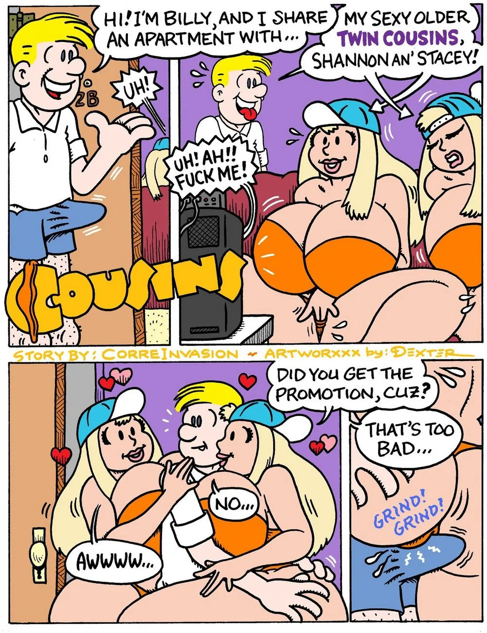 Cousins porno comics