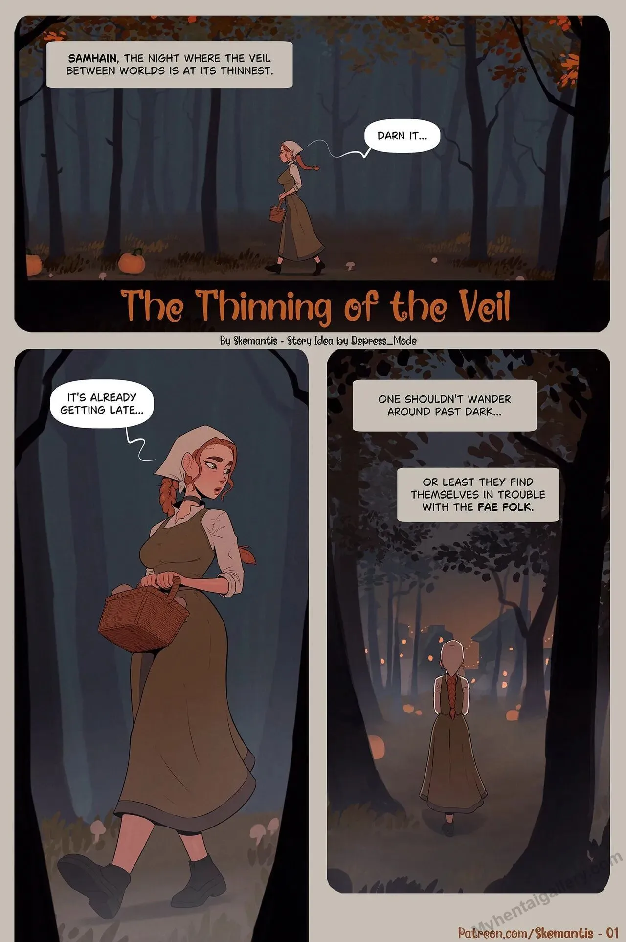 The Thinning Of The Veil porno comics Cover