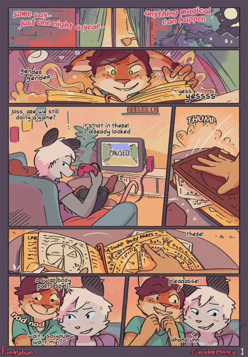 Gendermancy porno comics Cover