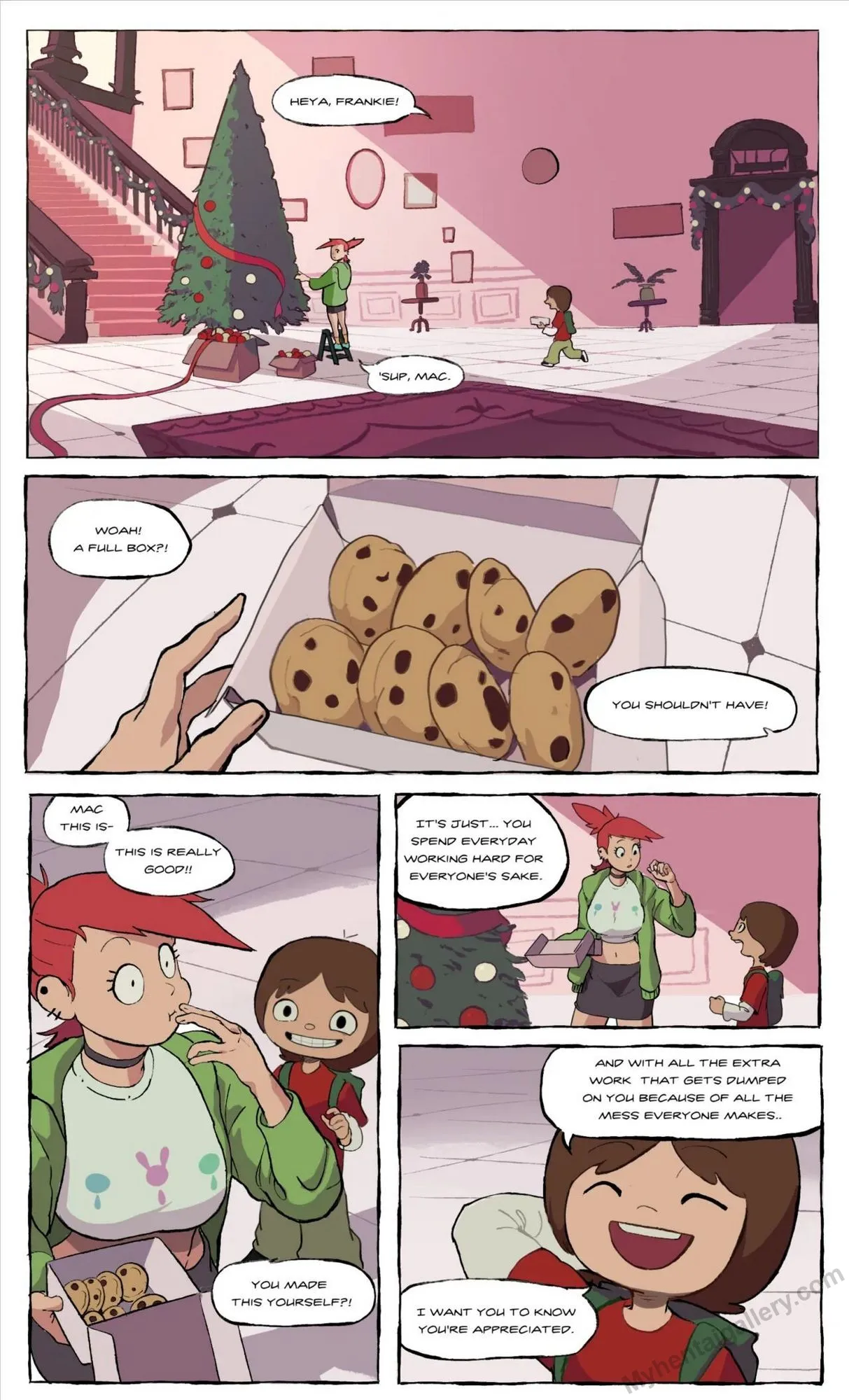 Christmas Appreciations In The Foster's Home porno comics