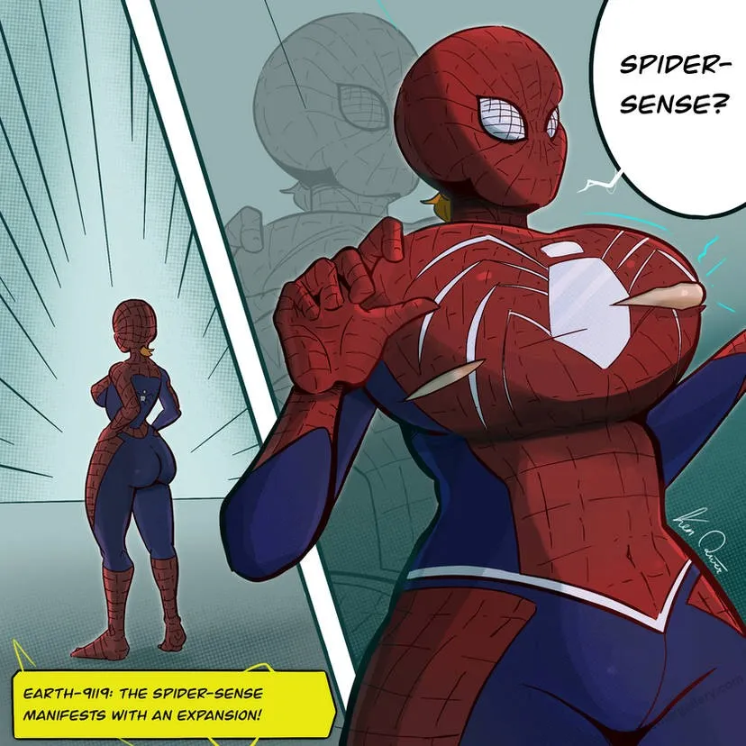 My Spider Sense Has A Twist porno comics Cover