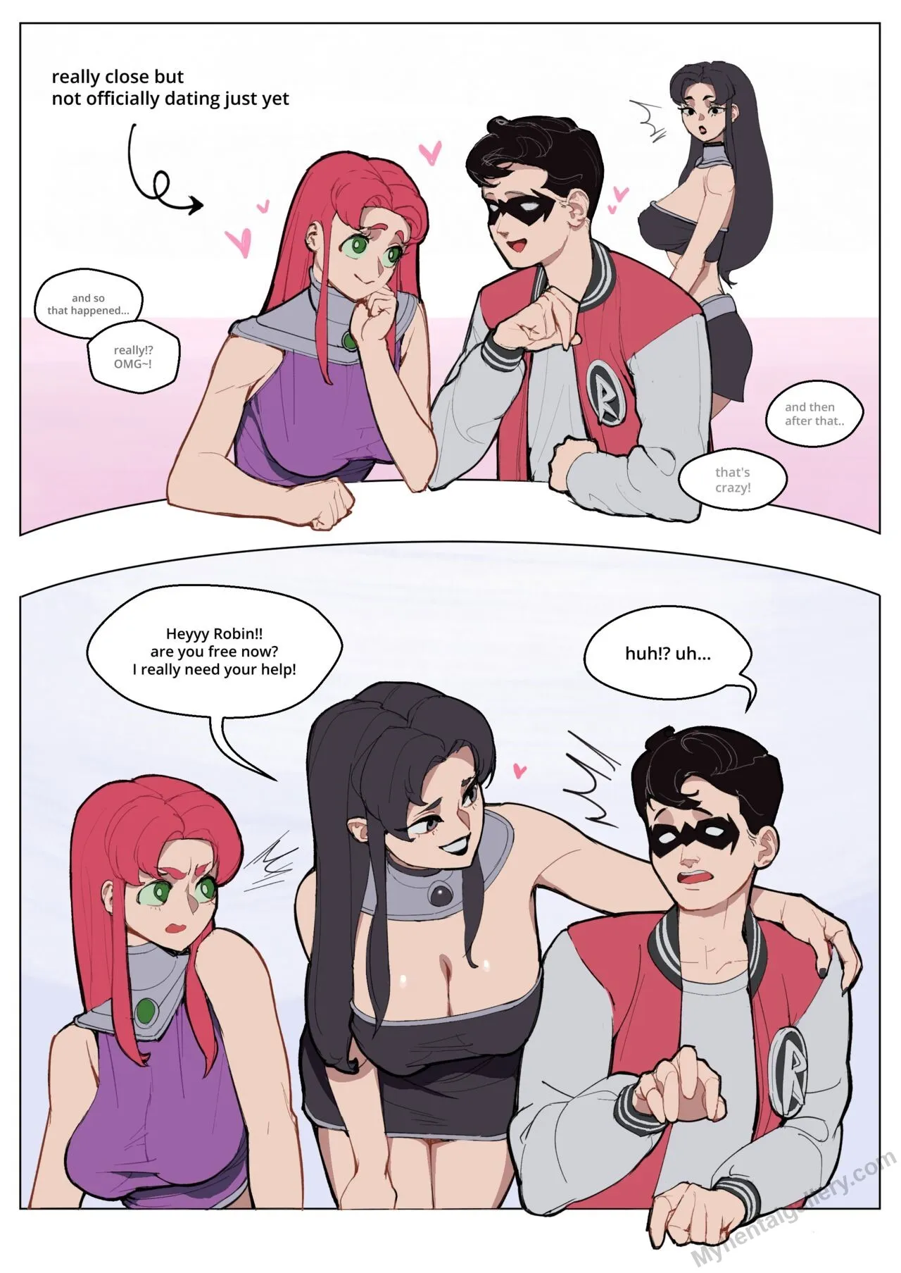 Blackfire Reverse NTR porno comics Cover