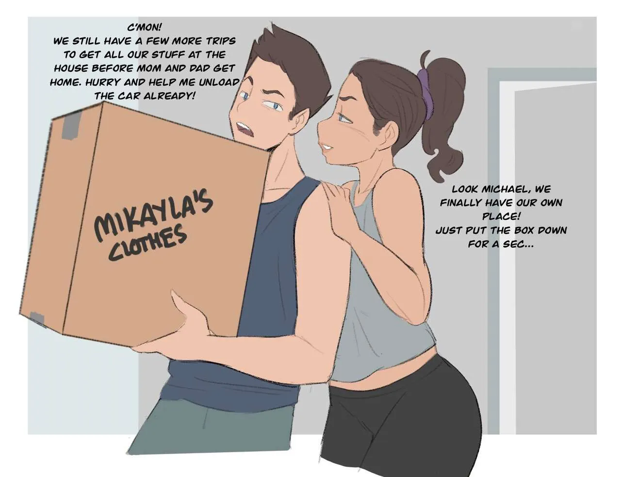 Breaking In The New Apartment porno comics