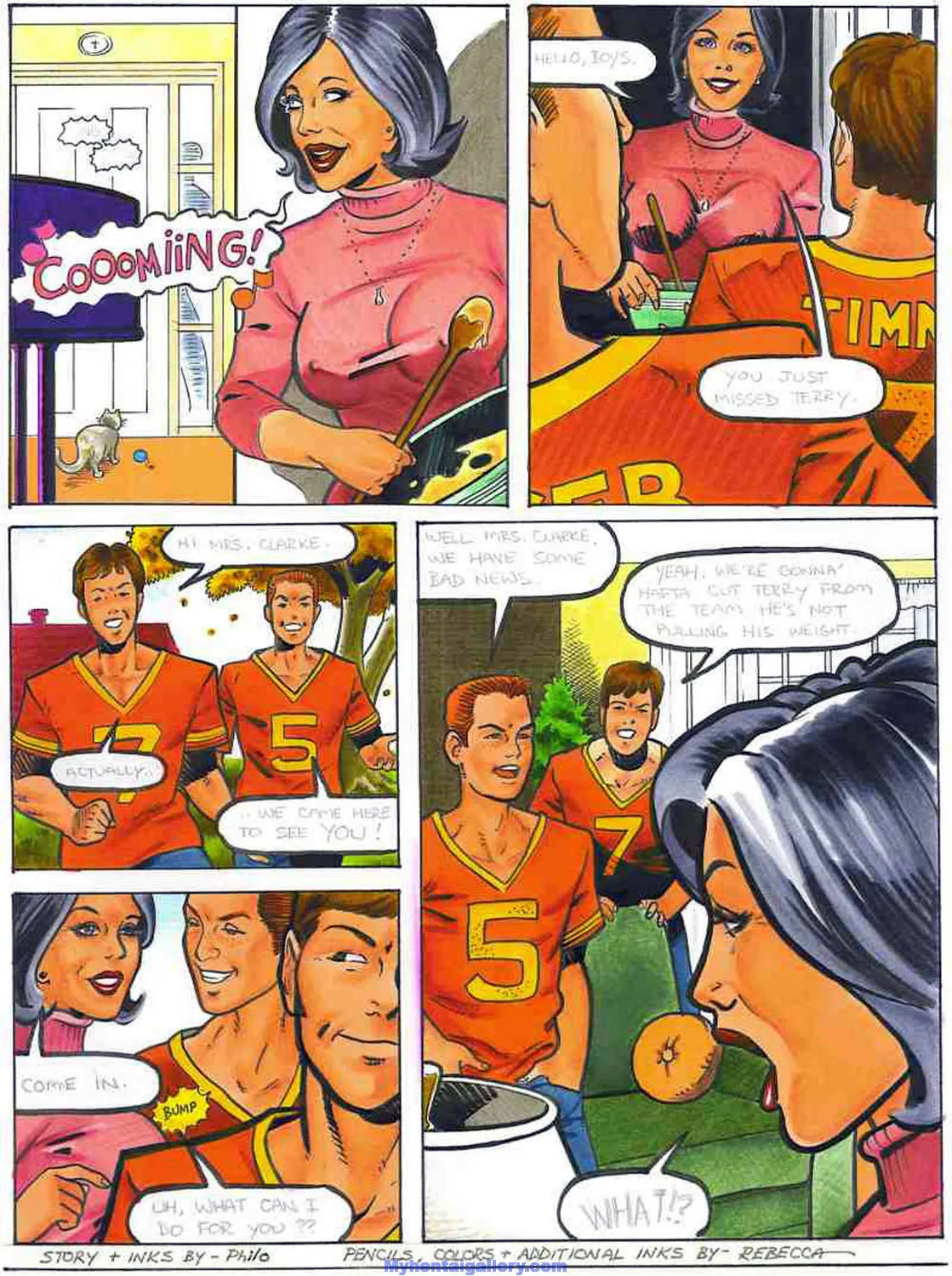 Hot Moms 7 porno comics