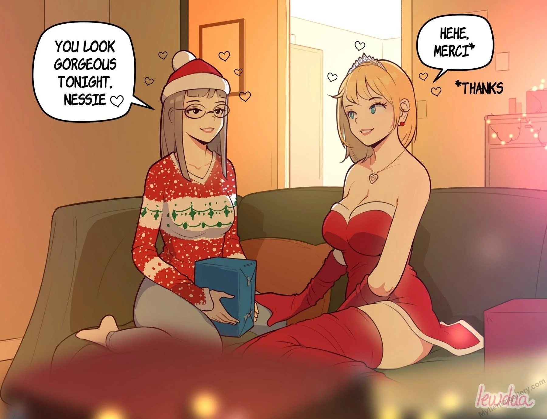 Lewdies 73 - Nessie's Present porno comics