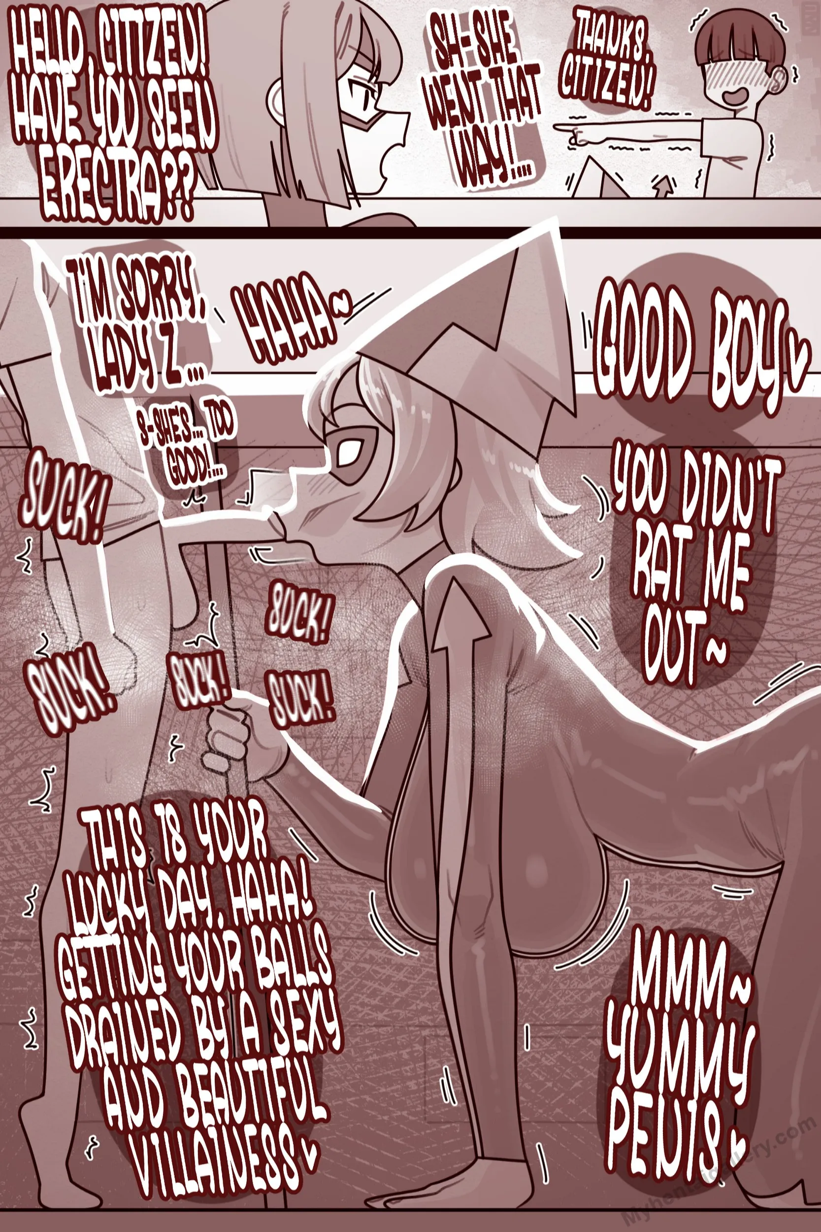 Erectra Zuri porno comics Cover