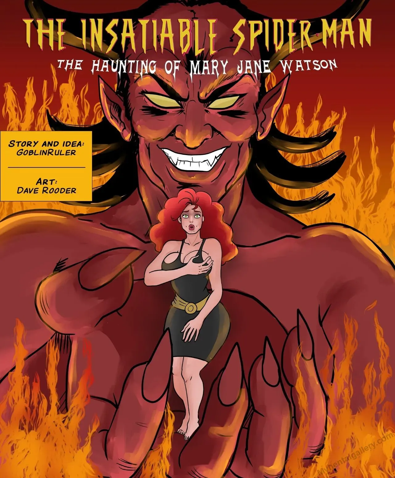 The Insatiable Spider-Man 4 porno comics Cover