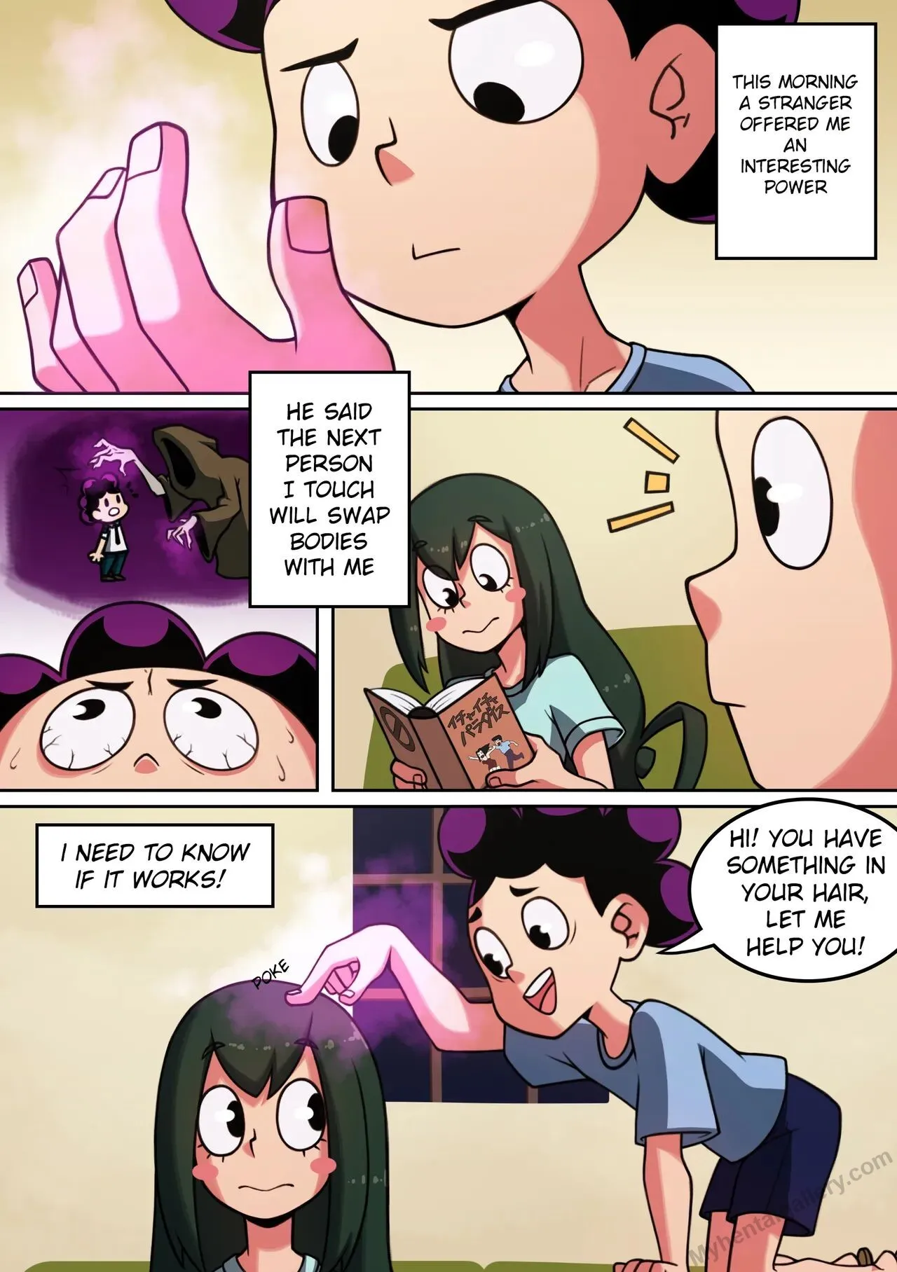 Mineta's Lucky Break! porno comics Cover