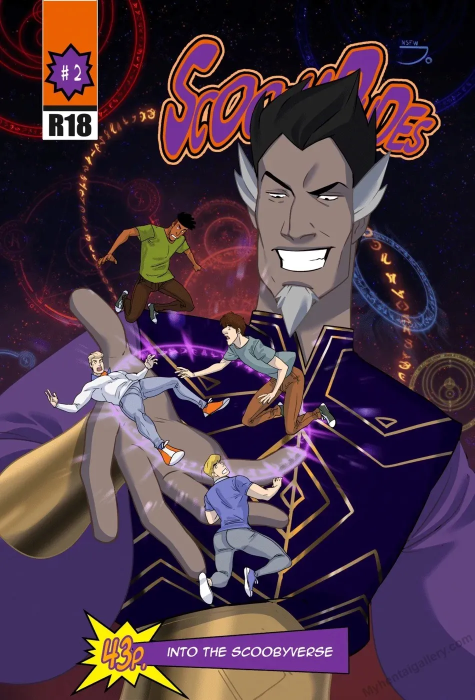 Scooby Dudes 2 - Into The Scoobyverse porno comics Cover