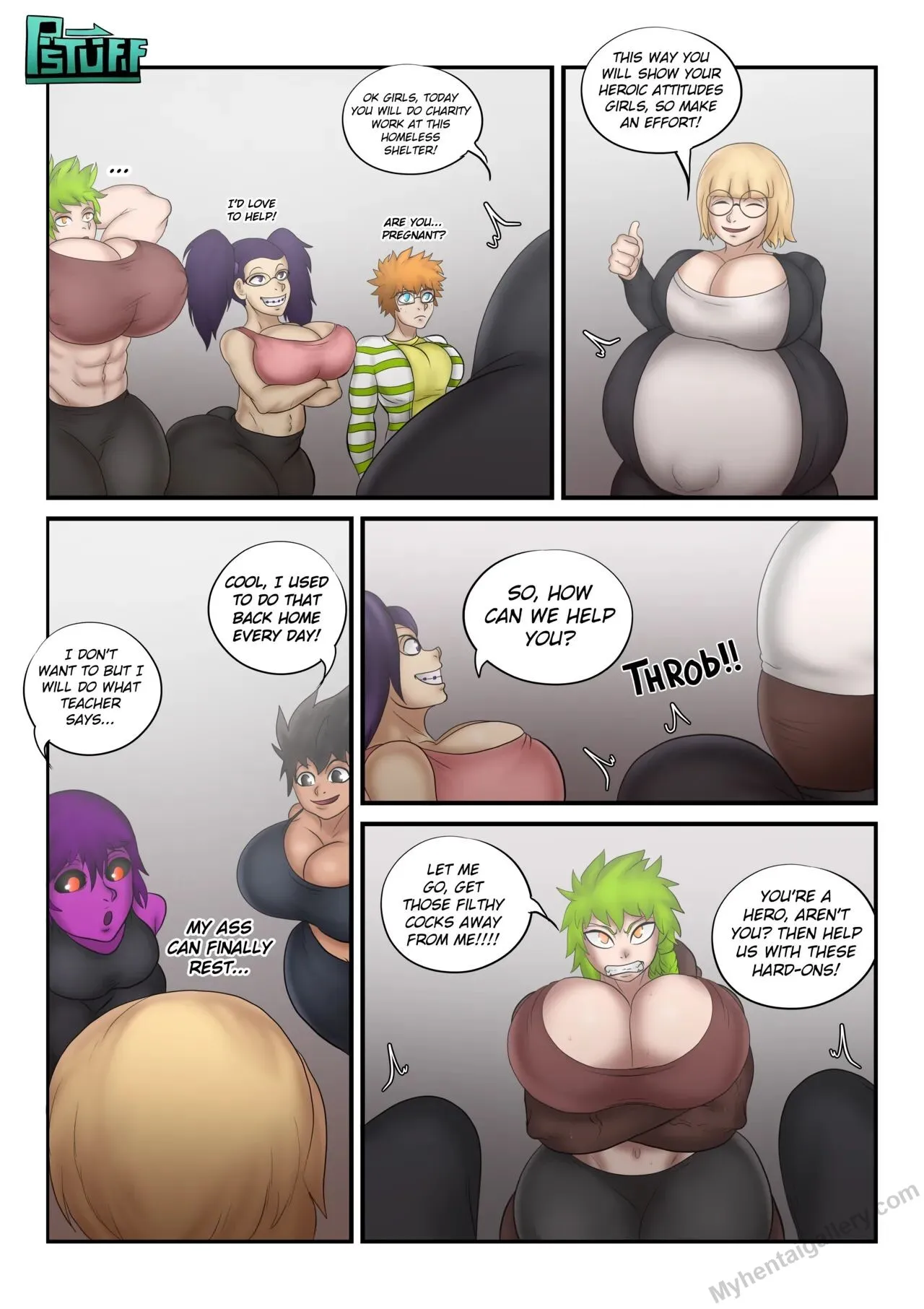 Hero Mission - Shelter Service porno comics Cover