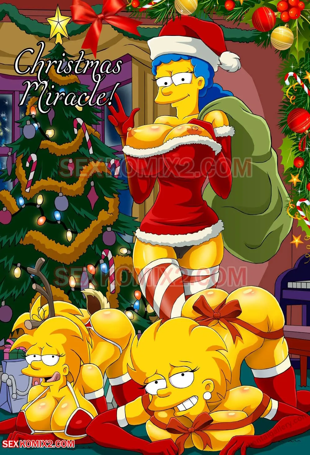 Christmas Miracle! porno comics Cover