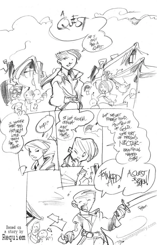 The Quest porno comics Cover