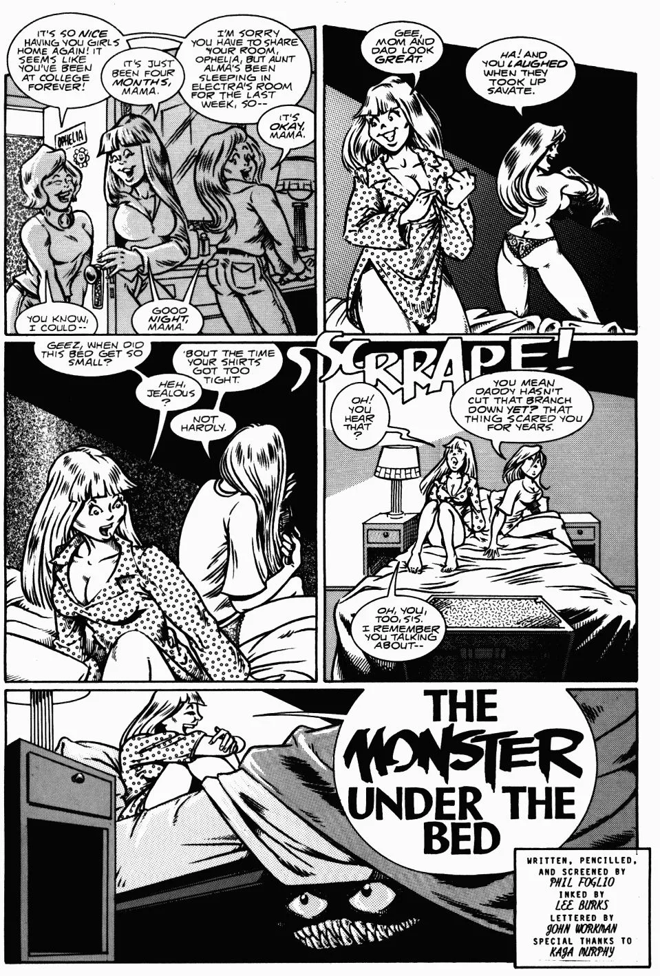 The Monster Under The Bed porno comics