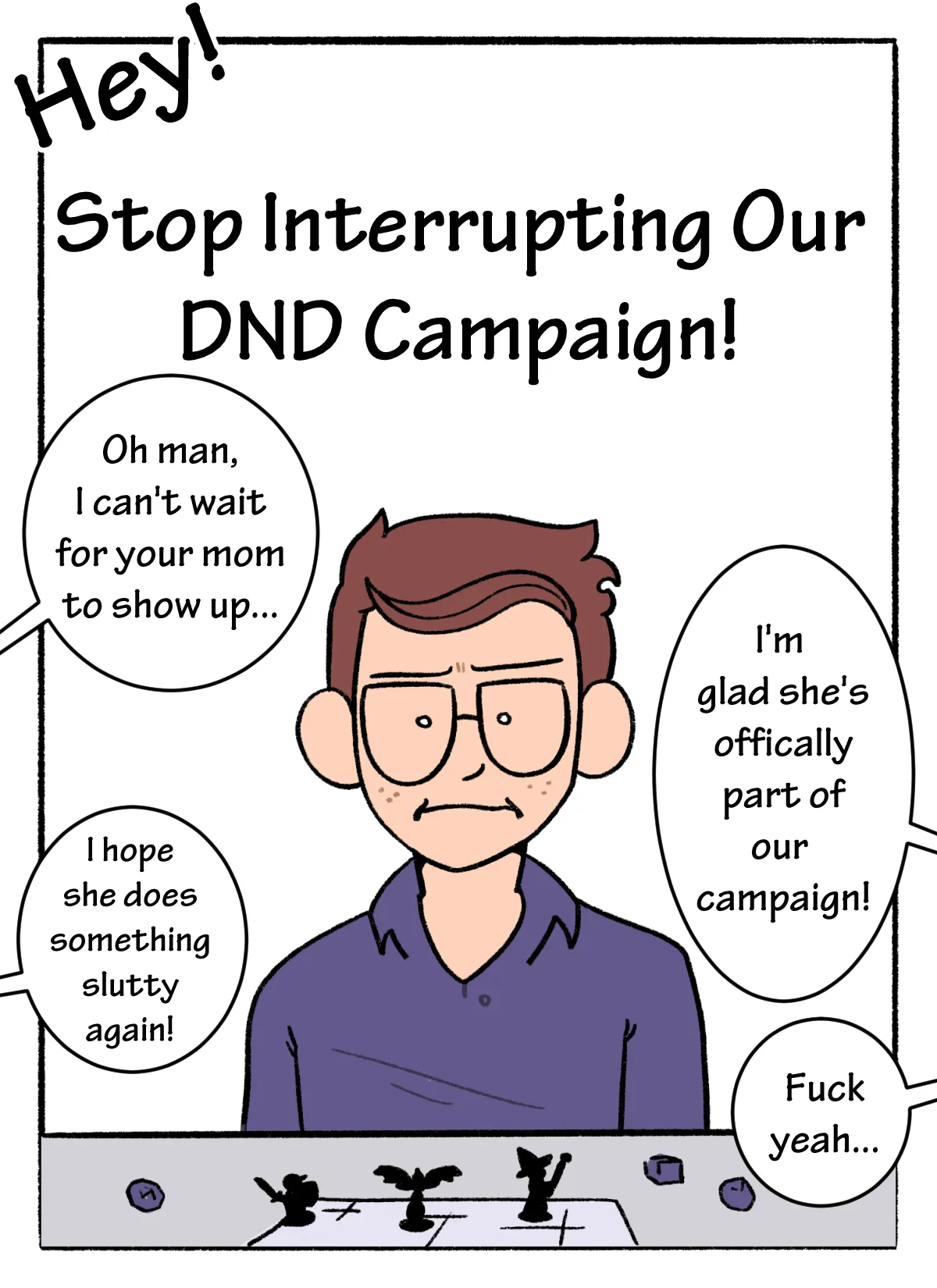 Mom! Stop Interrupting Our DnD Campaign! porno comics