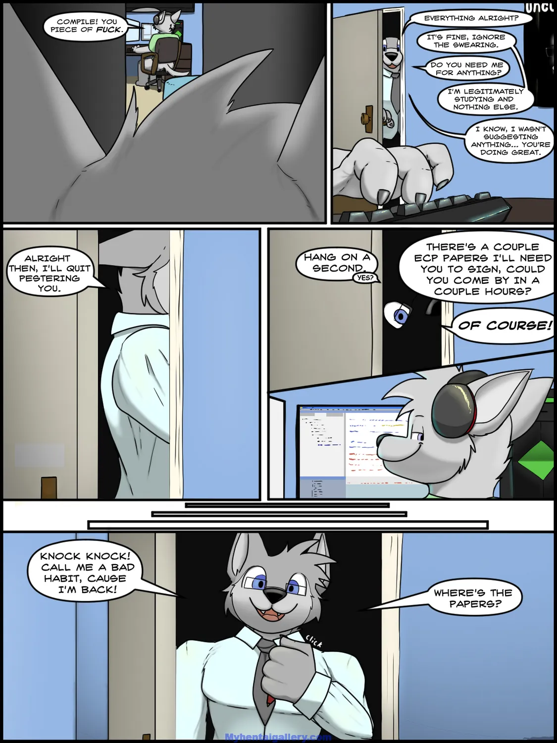 When Mom's Away porno comics