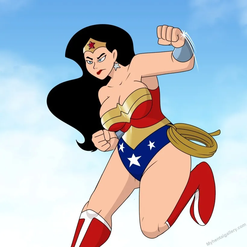 Mama Whale - Wonder Woman porno comics Cover