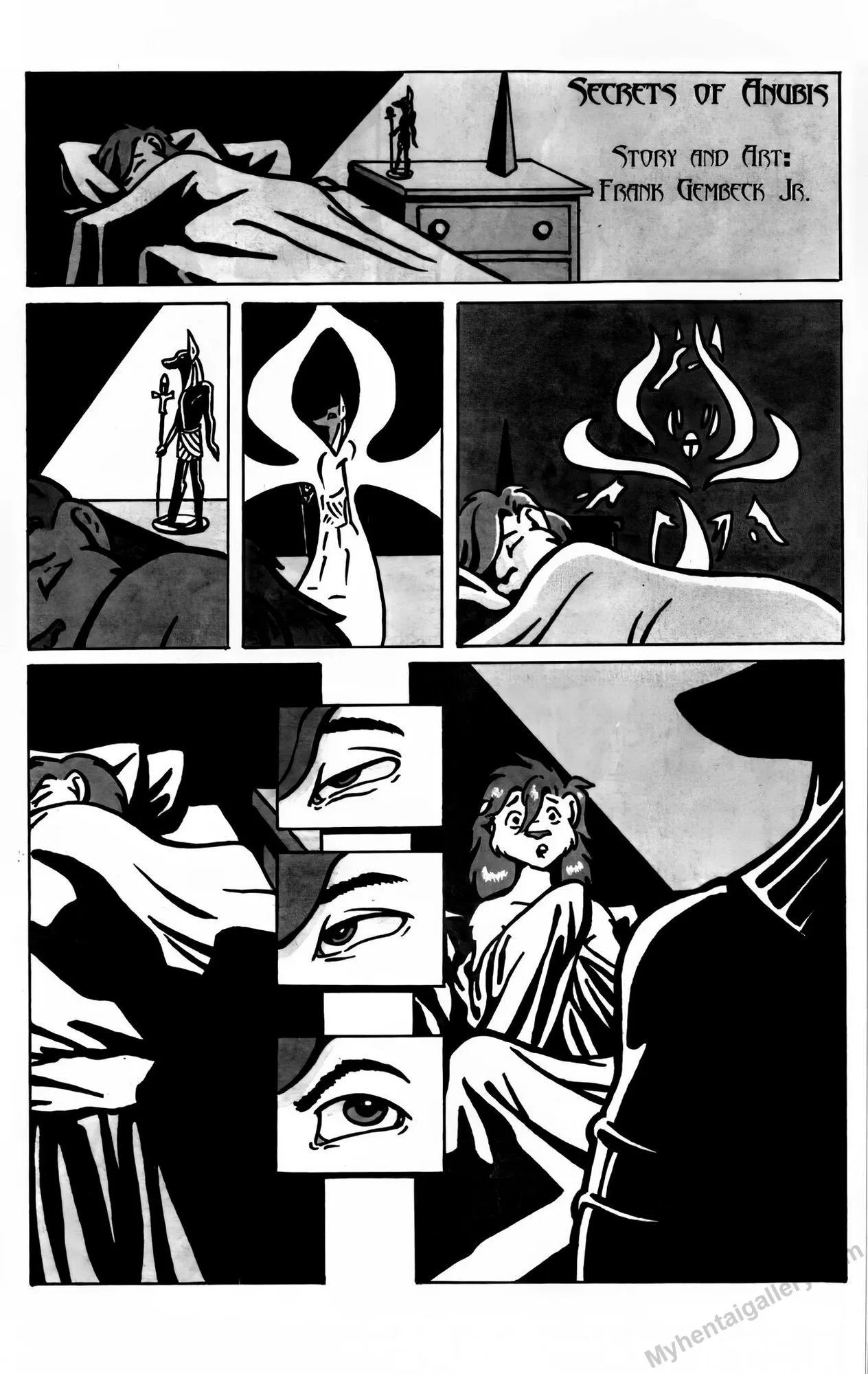 Secrets Of Anubis porno comics Cover