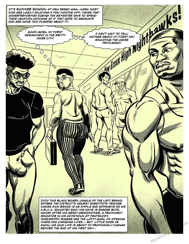 Principal Hard Knox - Th' Re-Education Of Bigger Butz! porno comics