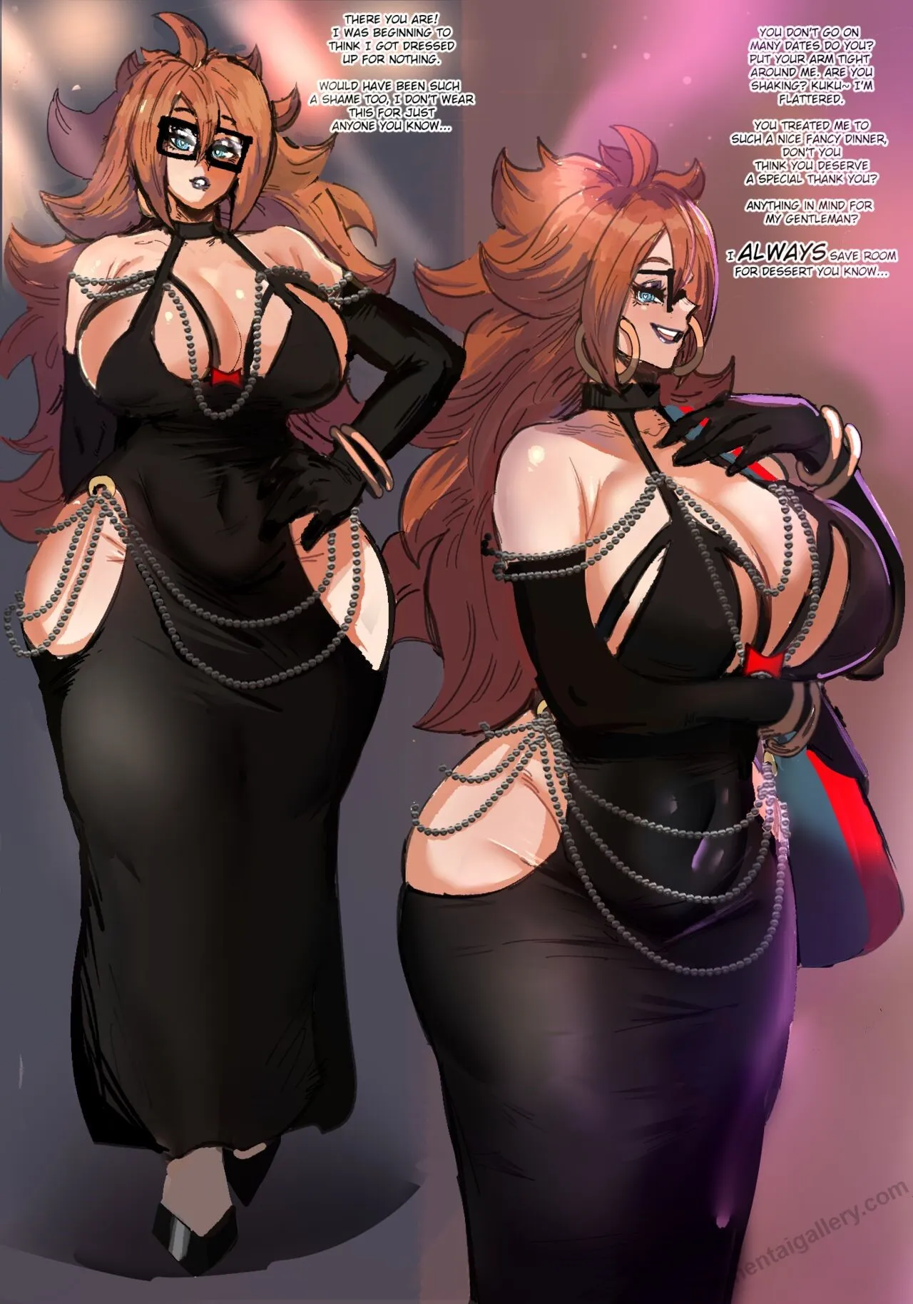 Date With Android 21 porno comics Cover