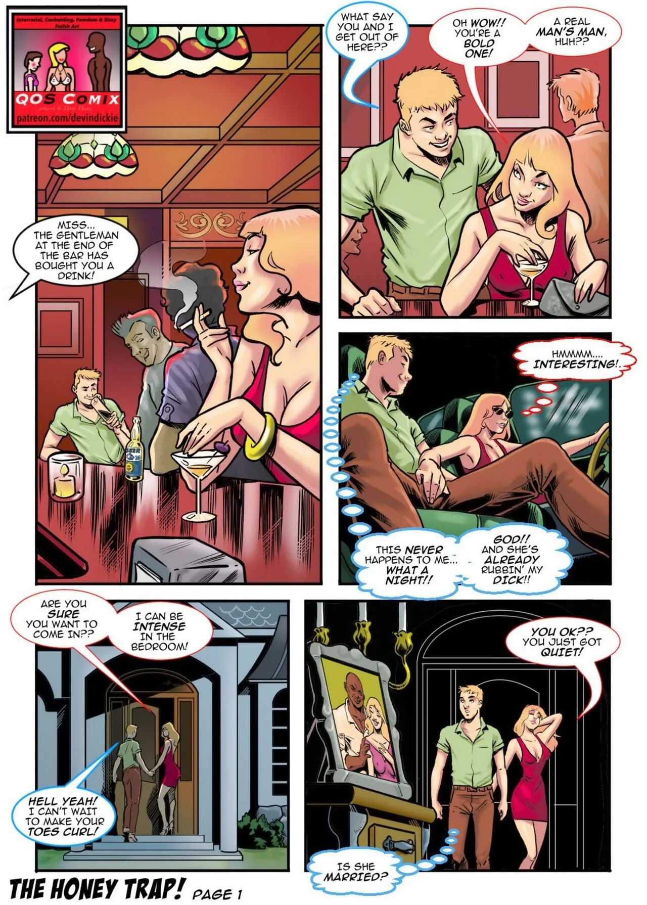 The Honey Trap porno comics Cover