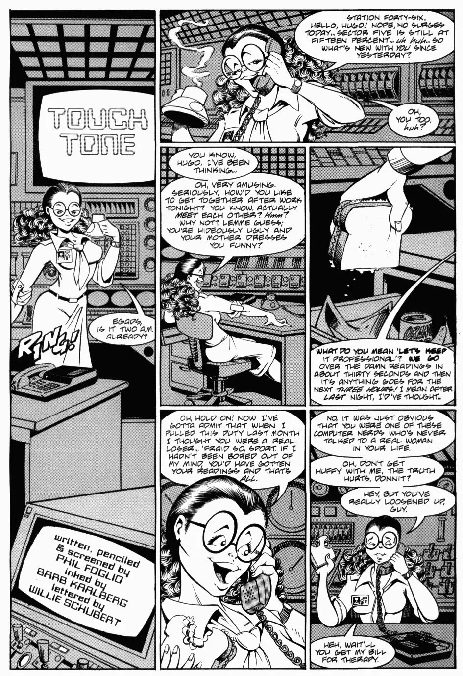 Touch Tone porno comics Cover