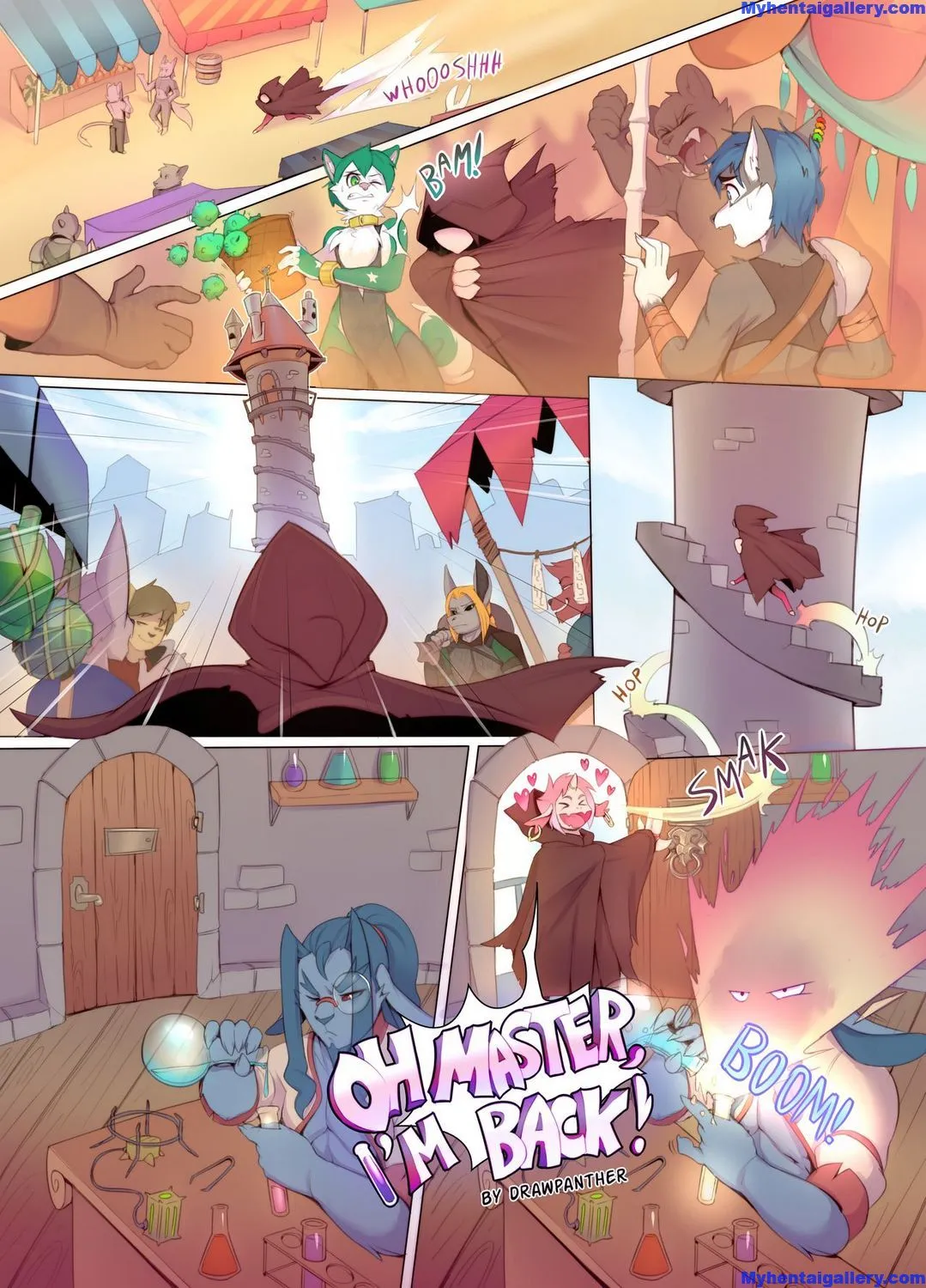 Oh Master, I'm Back! porno comics