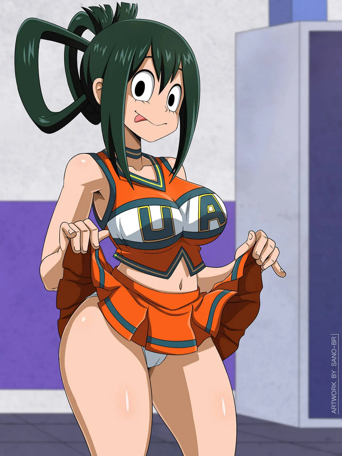 Cheerleader Tsuyu porno comics