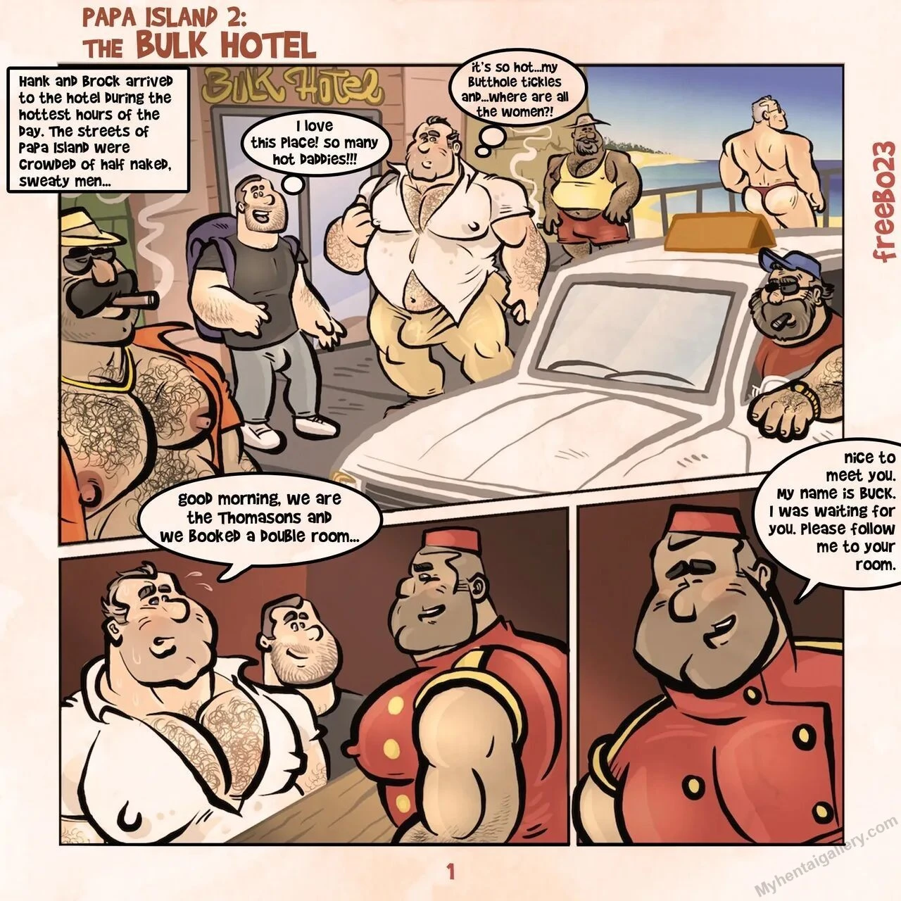 Papa Island 2 - The Bulk Hotel porno comics