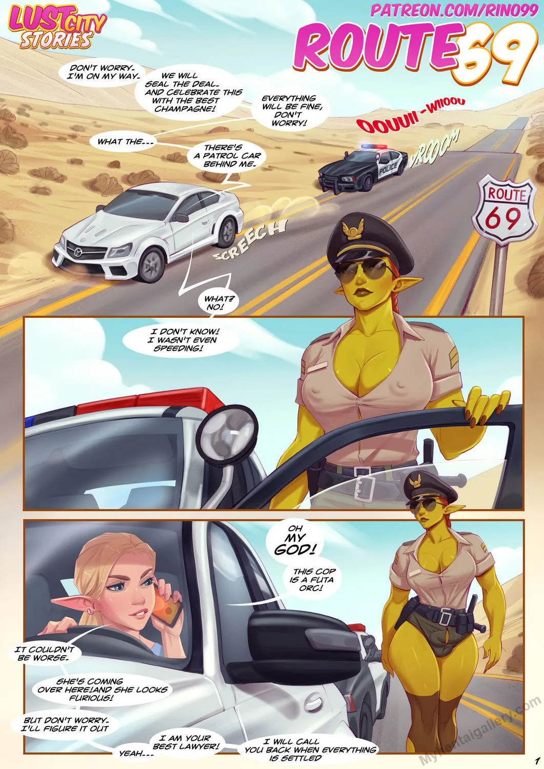 Route 69 porno comics Cover