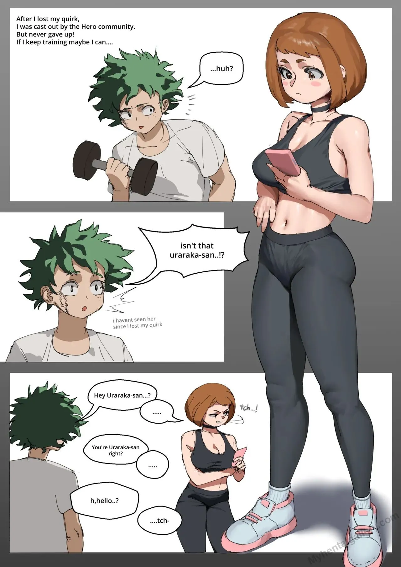 After Deku Lost His Quirk (Bleached) porno comics Cover